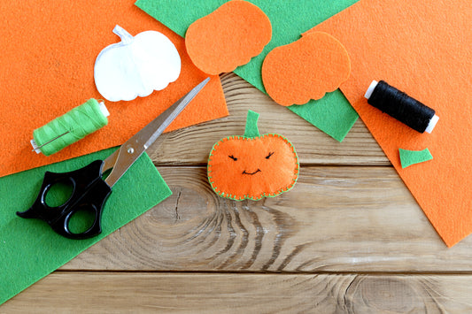 Hand Sewing: Felt Pumpkins